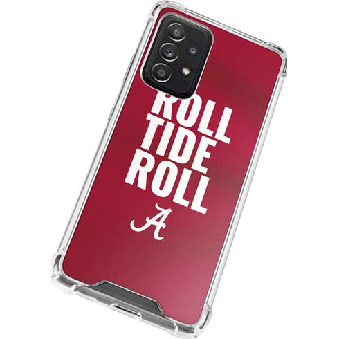 University of Alabama Roll Tide Roll Galaxy A52 5G Clear Case