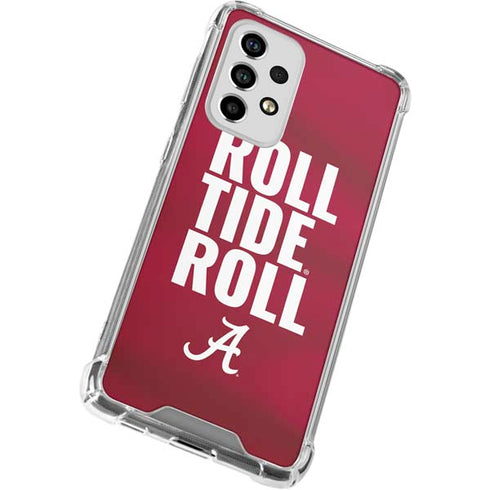 University of Alabama Roll Tide Roll Galaxy A53 5G Clear Case