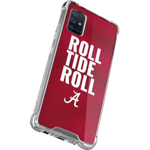 University of Alabama Roll Tide Roll Galaxy A71 5G Clear Case