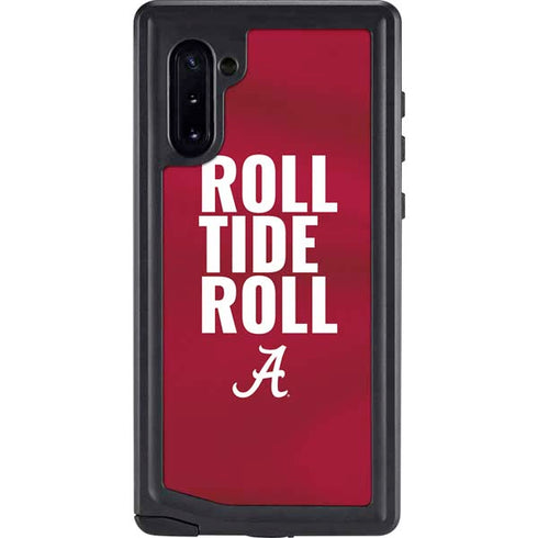 University of Alabama Roll Tide Roll Galaxy Note 10 Waterproof Case