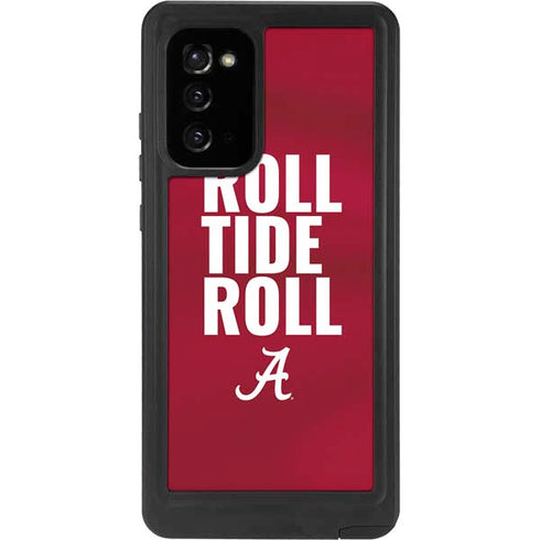 University of Alabama Roll Tide Roll Galaxy Note20 5G Waterproof Case