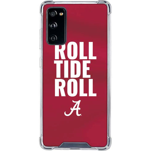 University of Alabama Roll Tide Roll Galaxy S20 FE Clear Case