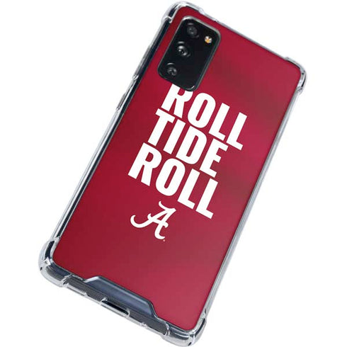 University of Alabama Roll Tide Roll Galaxy S20 FE Clear Case