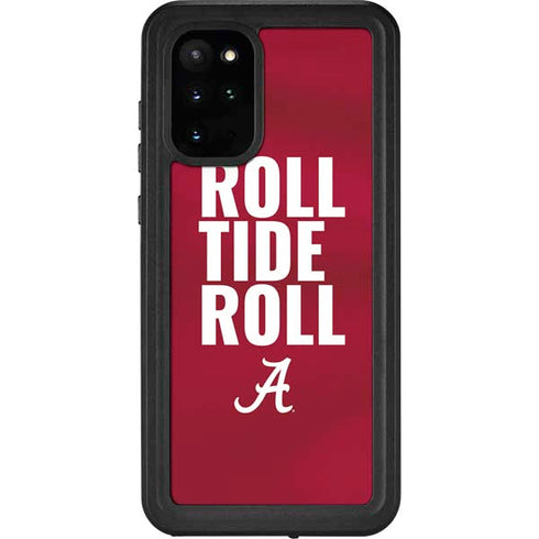 University of Alabama Roll Tide Roll Galaxy S20 Plus Waterproof Case