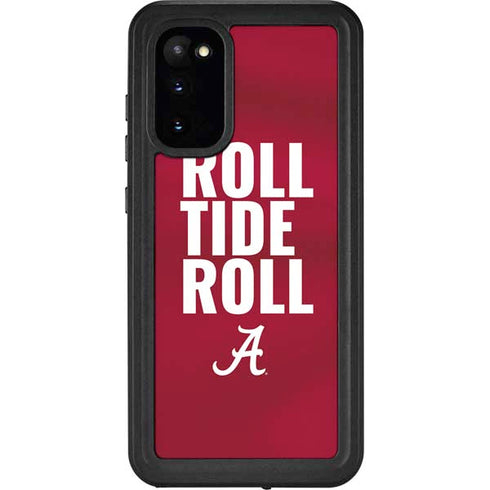 University of Alabama Roll Tide Roll Galaxy S20 Waterproof Case