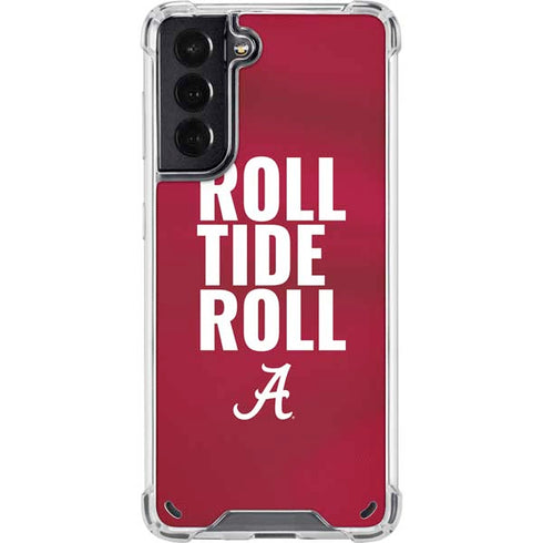 University of Alabama Roll Tide Roll Galaxy S21 5G Clear Case