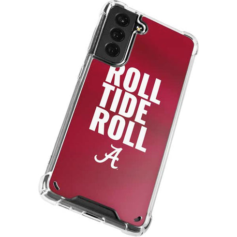 University of Alabama Roll Tide Roll Galaxy S21 5G Clear Case