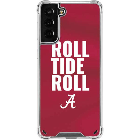 University of Alabama Roll Tide Roll Galaxy S21 Plus 5G Clear Case