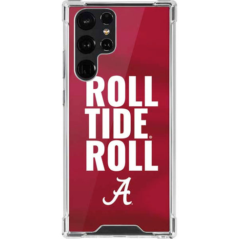 University of Alabama Roll Tide Roll Galaxy S22 Ultra Clear Case