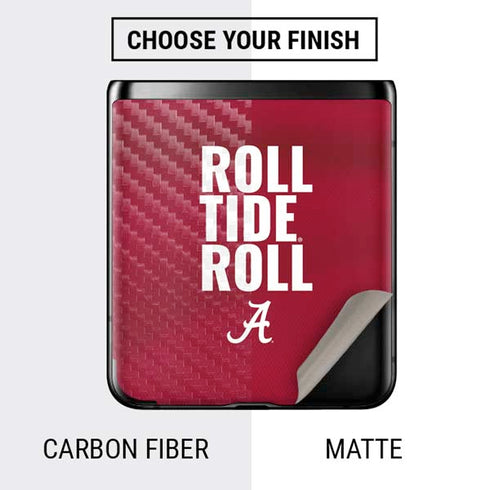 University of Alabama Roll Tide Roll Galaxy Z Flip Skin