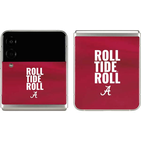 University of Alabama Roll Tide Roll Galaxy Z Flip3 5G Skin