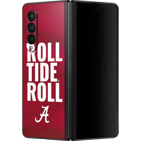 University of Alabama Roll Tide Roll Galaxy Z Fold3 5G Skin