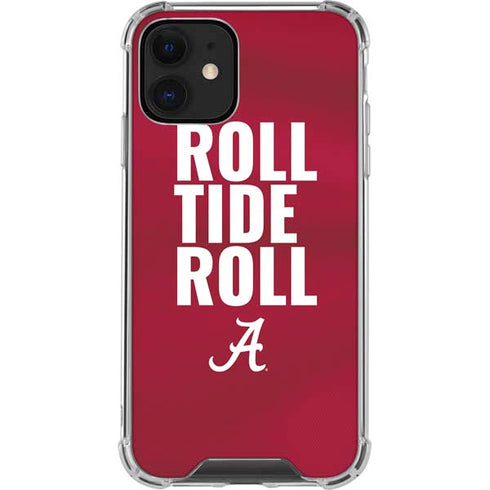 University of Alabama Roll Tide Roll iPhone 12 Clear Case