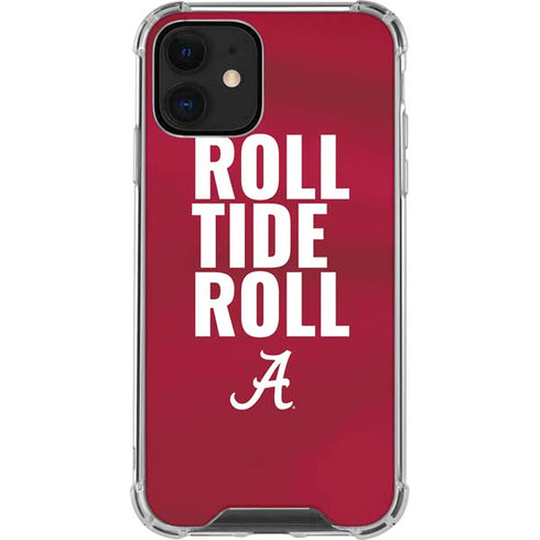 University of Alabama Roll Tide Roll iPhone 12 Mini Clear Case