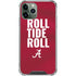 University of Alabama Roll Tide Roll iPhone 12 Pro Clear Case
