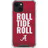 University of Alabama Roll Tide Roll iPhone 13 Mini Clear Case