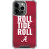 University of Alabama Roll Tide Roll iPhone 13 Pro Clear Case