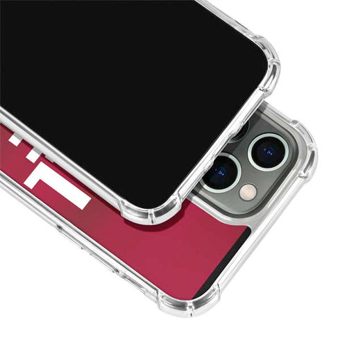 University of Alabama Roll Tide Roll iPhone 13 Pro Clear Case