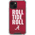 University of Alabama Roll Tide Roll iPhone 15 Plus Clear Case