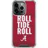 University of Alabama Roll Tide Roll iPhone 15 Pro Clear Case