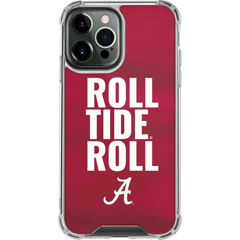 University of Alabama Roll Tide Roll iPhone 14 Pro Max Clear Case