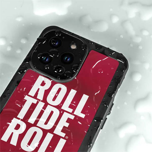 University of Alabama Roll Tide Roll iPhone 15 Pro Waterproof Case