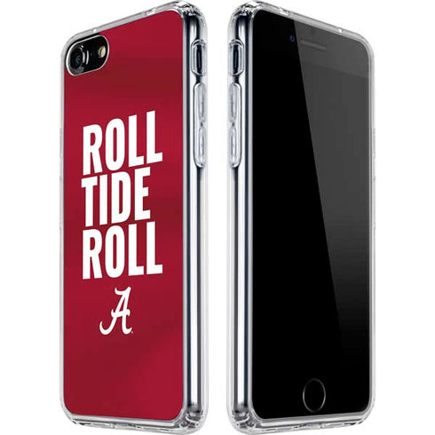 University of Alabama Roll Tide Roll iPhone SE (2nd & 3rd Gen) Clear Case
