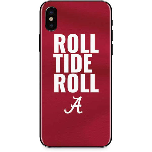 University of Alabama Roll Tide Roll iPhone X Skin