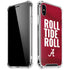 University of Alabama Roll Tide Roll iPhone XS Max Clear Case