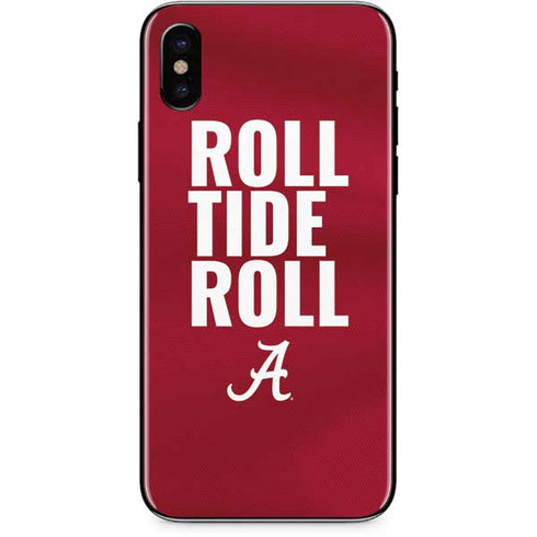 University of Alabama Roll Tide Roll iPhone XS Skin