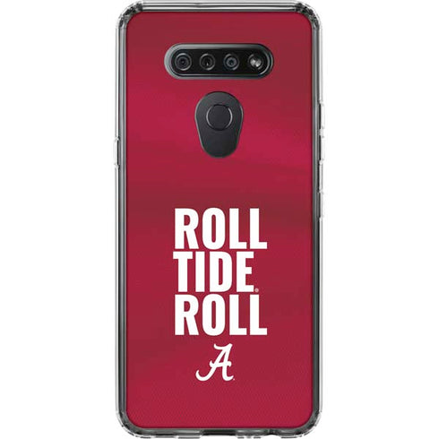 University of Alabama Roll Tide Roll LG K51/Q51 Clear Case