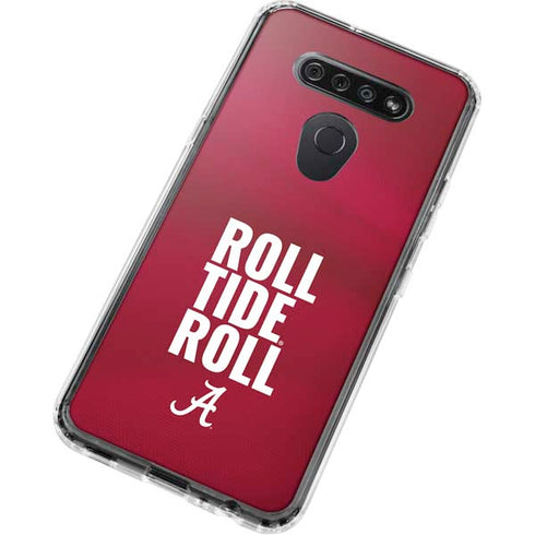 University of Alabama Roll Tide Roll LG K51/Q51 Clear Case