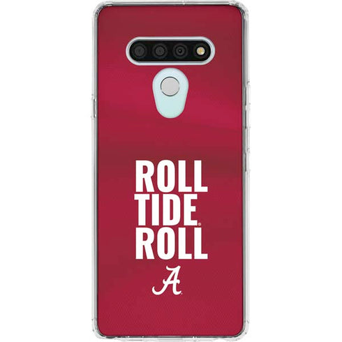 University of Alabama Roll Tide Roll LG Stylo 6 Clear Case