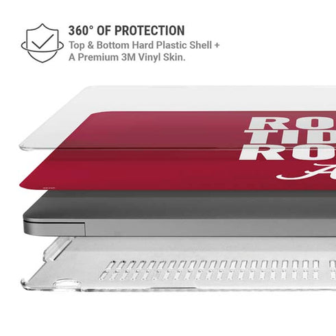 University of Alabama Roll Tide Roll MacBook Pro 16in (2021-25) Case plus Skin