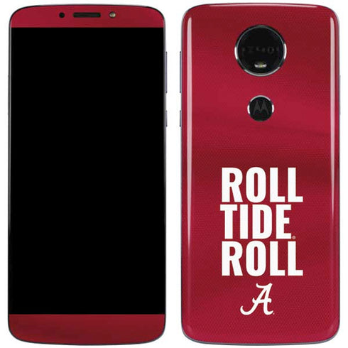 University of Alabama Roll Tide Roll Moto E5 Plus Skin