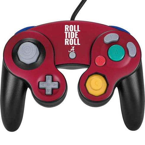 University of Alabama Roll Tide Roll Nintendo GameCube Controller Skin