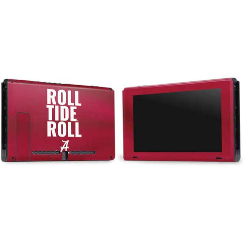 University of Alabama Roll Tide Roll Nintendo Switch Bundle Skin