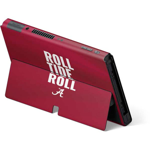University of Alabama Roll Tide Roll Nintendo Switch OLED (2021) Skin