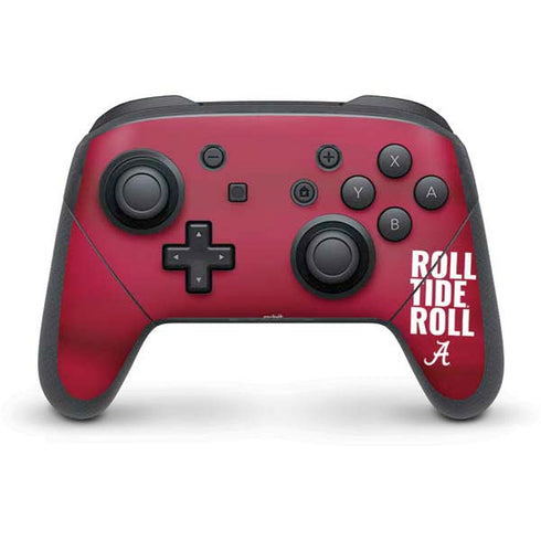 University of Alabama Roll Tide Roll Nintendo Switch Pro Controller Skin