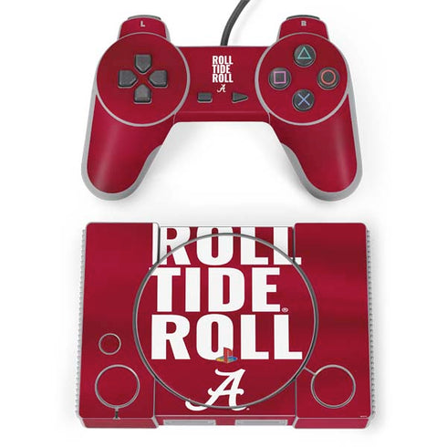 University of Alabama Roll Tide Roll PlayStation Classic Bundle Skin