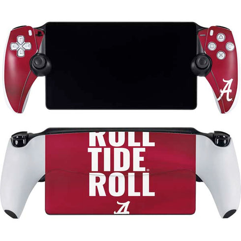 University of Alabama Roll Tide Roll PlayStation Portal Remote Player Skin