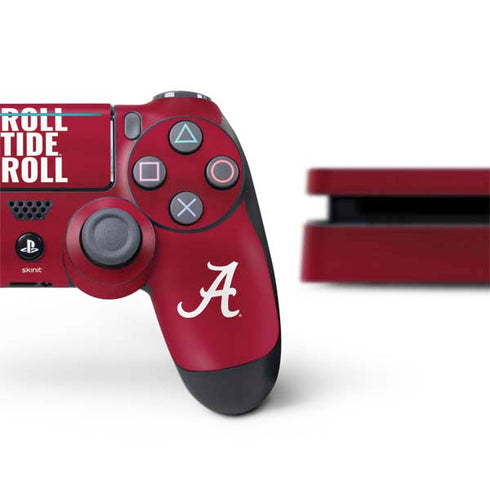 University of Alabama Roll Tide Roll PS4 Slim Bundle Skin