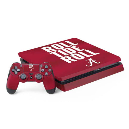 University of Alabama Roll Tide Roll PS4 Slim Bundle Skin