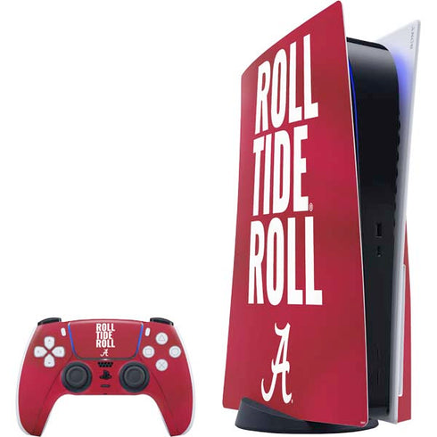 University of Alabama Roll Tide Roll PS5 Bundle Skin