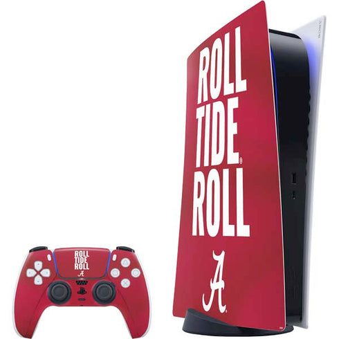 University of Alabama Roll Tide Roll PS5 Digital Edition Bundle Skin