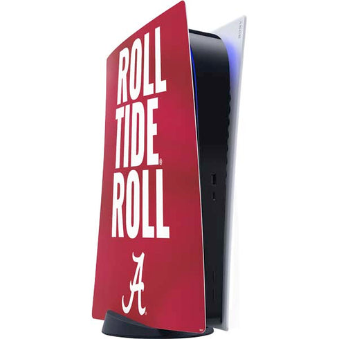 University of Alabama Roll Tide Roll PS5 Digital Edition Console Skin