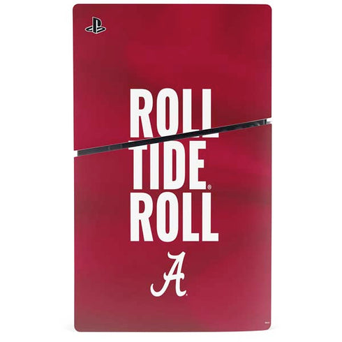 University of Alabama Roll Tide Roll PS5 Slim Digital Edition Bundle Skin