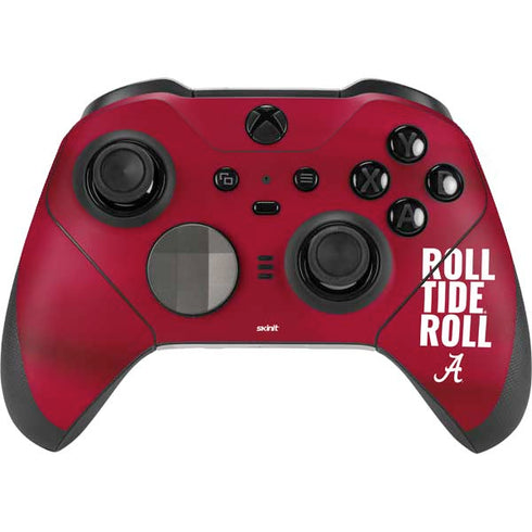University of Alabama Roll Tide Roll Xbox Elite Wireless Controller Series 2 Skin