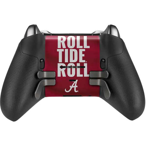 University of Alabama Roll Tide Roll Xbox Elite Wireless Controller Series 2 Skin