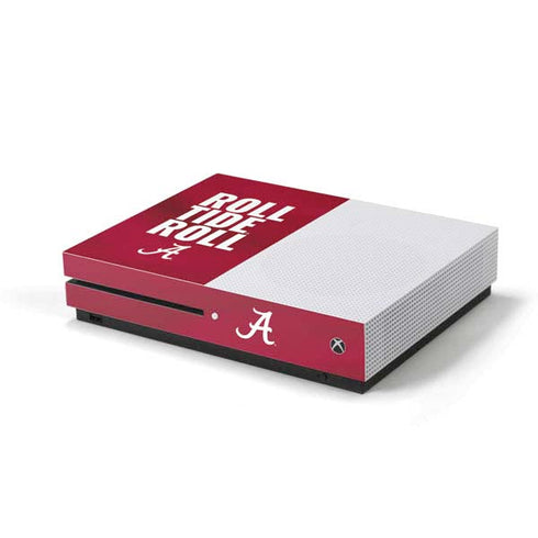 University of Alabama Roll Tide Roll Xbox One S Console Skin